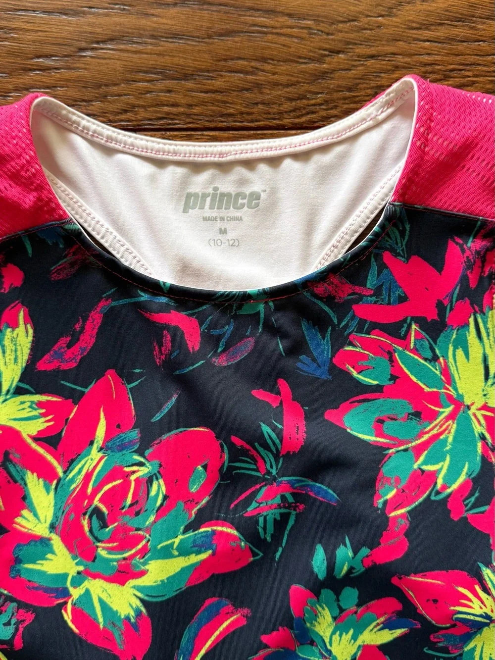 Prince Neon Floral Tankini Set - Black, White, Pink, Green, Yellow